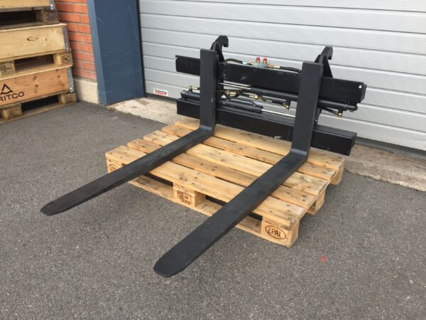 Hydrauliskt gaffelställ med spridning 2.5 Ton